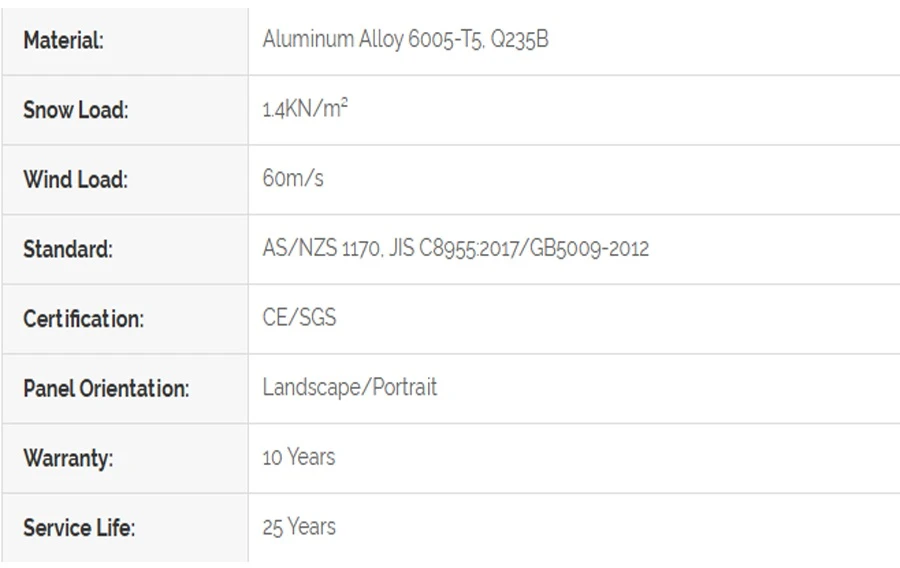 specification specification