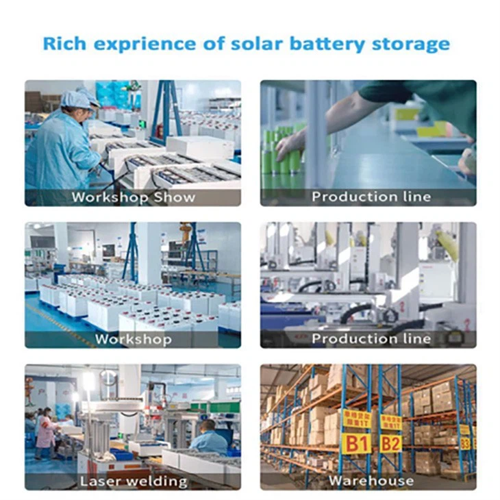 Rack-mounted energy storage battery workshop